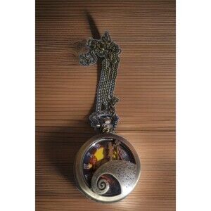 Nightmare Before Christmas Pocket Watch Necklace 2in Watch 15in Chain Necklace